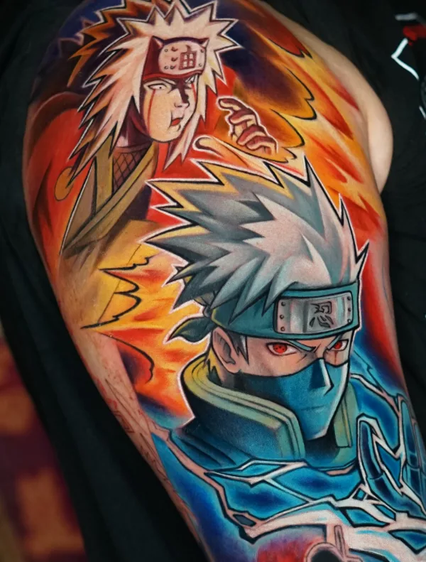 tatuaje tattoo anime fullcolor todo color en Elda Alicante España Madrid Barcelona Asturias Majin Vegeta, dragon ball